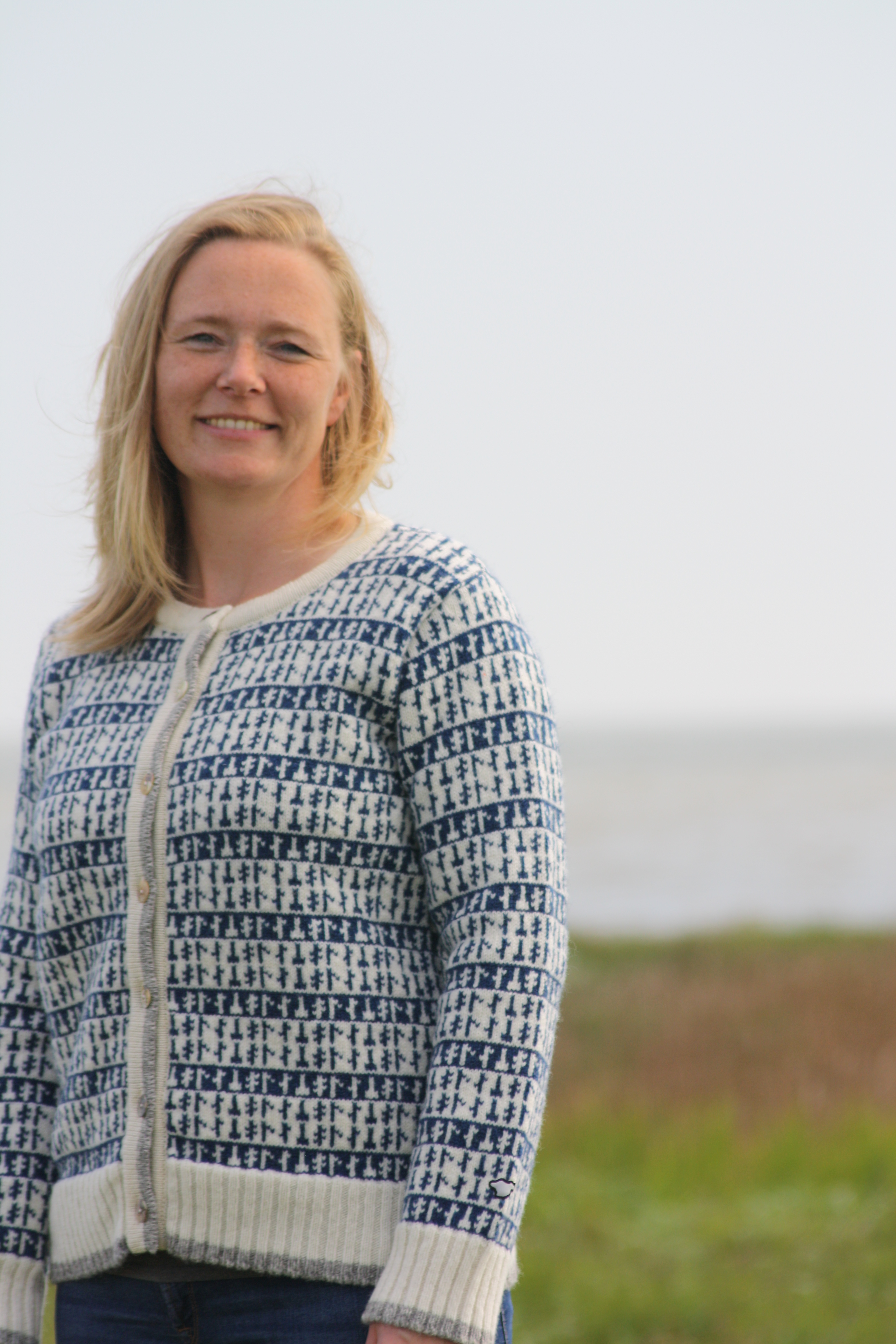 Cardigan Viking, blå