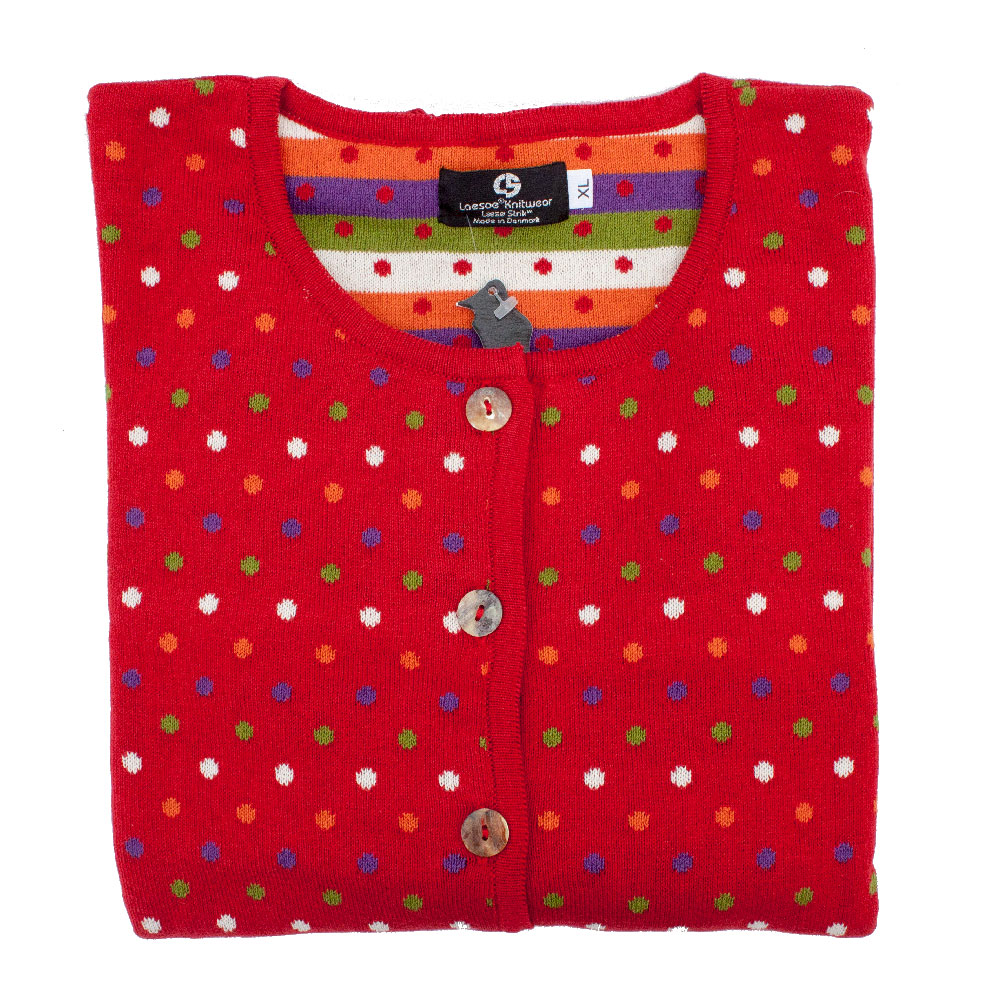 Rød Cardigan